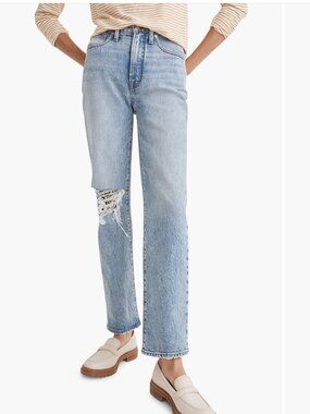 Madewell Straight Leg Stretch Cotton Jeans size28